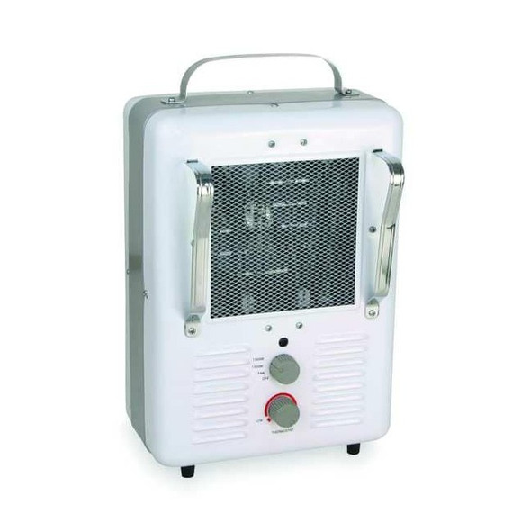 Portable Electric Jobsite & Garage Heater, 120V, 1.3 kW/1.5 kW, 5-15P, 1-Phase