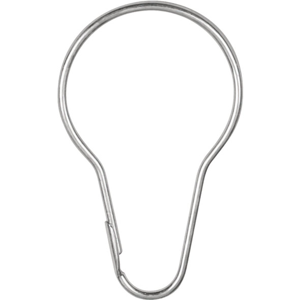 Kenney Chrome Decorative Shower Curtain Ring (12-Count) KN960/12V1