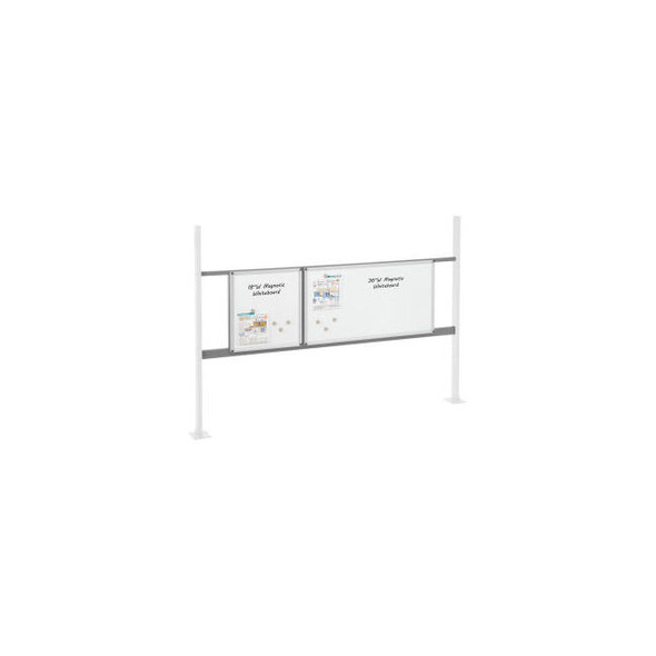 Global Industrial 18"" & 36"" Whiteboard Panel Kit 72""W Gray