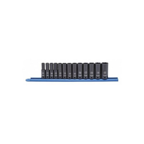 Gearwrench 13 Piece 3/8" Drive 6 Point Deep Impact Metric Socket Set 84914N