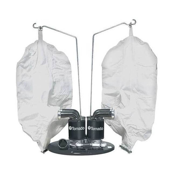 Tornado Quad Head Pneumatic Vacuum Head, Standard Filter, 238 cfm 98695