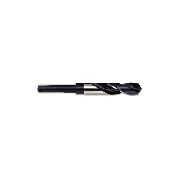 Silver and Deming High Speed Steel Fractional 1/2 in Reduced Shank Drill Bit, 13/16 in