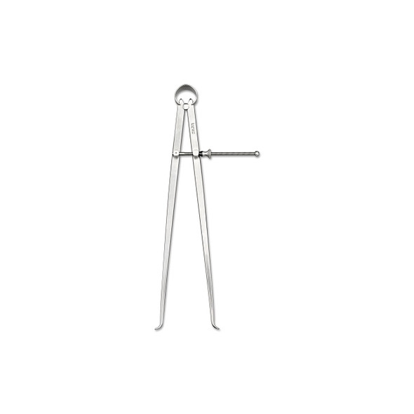 73 Series Inside Caliper, 12 in, Yankee Spring, Solid Nut, Flat Leg