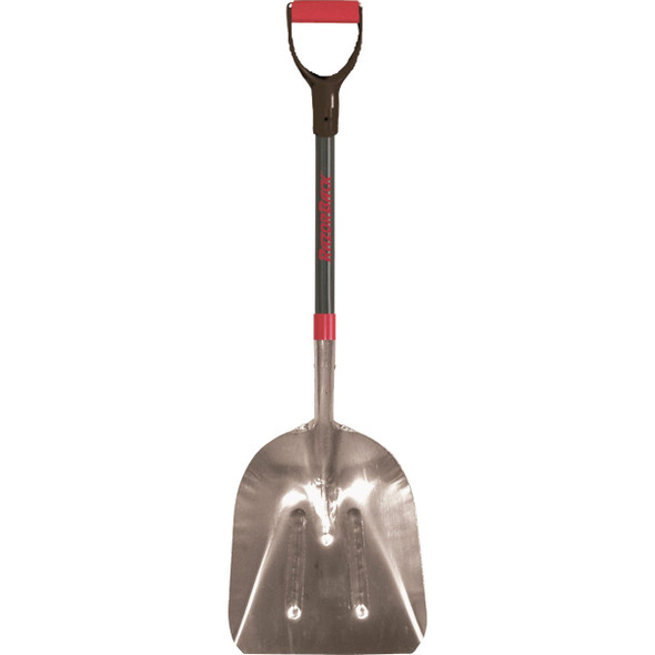 Razor-Back #12 Aluminum Scoop with 29 In. Fiberglass Handle 53129