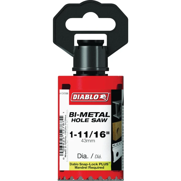 Diablo 1-11/16 In. x 2-3/8 In. Hole Saw DHS1688