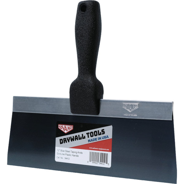 Advance Equipment 12 In. Flexible Blue Steel Drywall Taping Knife 34412 310095