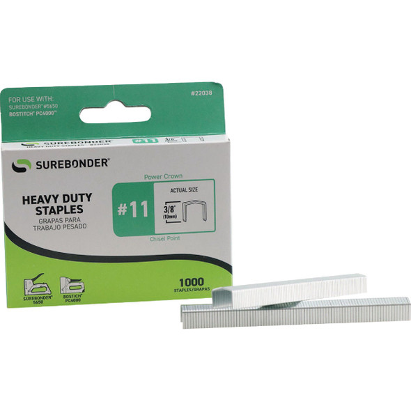 Surebonder Bostitch 3/8 In. Power Crown Staple (1000-Pack) 22038