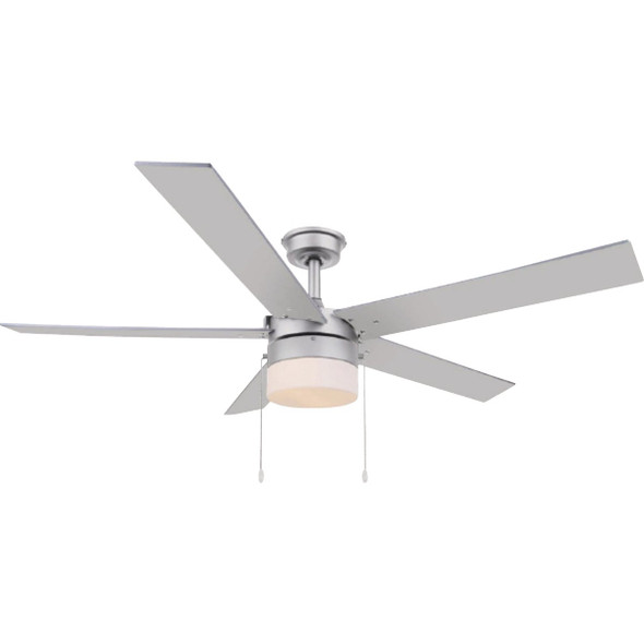 Canarm Stride II 52 In. 5-Blade Brushed Nickel Ceiling Fan CF52ST25BN