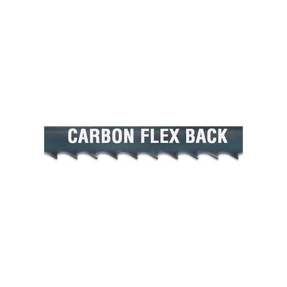 Band Saw Blade, 8 ft. 9 in L, 1/4" W, 4 TPI, Carbon Steel, 0.025" Thick
