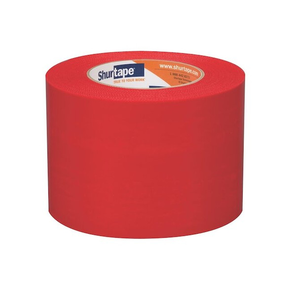 Shurtape Film Tape, Red, 60 yd L, 3-3/4 in W 152421
