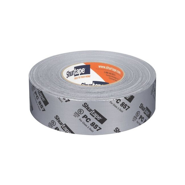 Shurtape Duct Tape, Gray, 60-1/8 yd L, 1-7/8 in W 201887