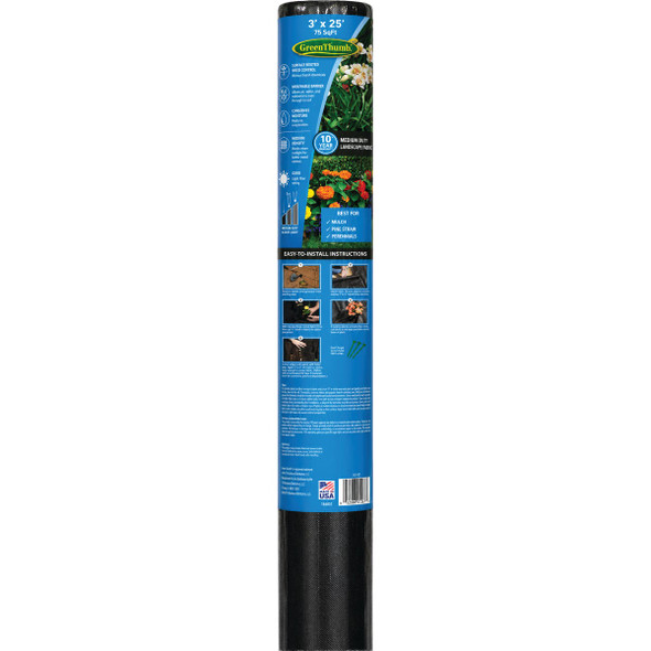 Green Thumb 3 Ft. x 25 Ft. 10 Year Landscape Fabric 101-GT