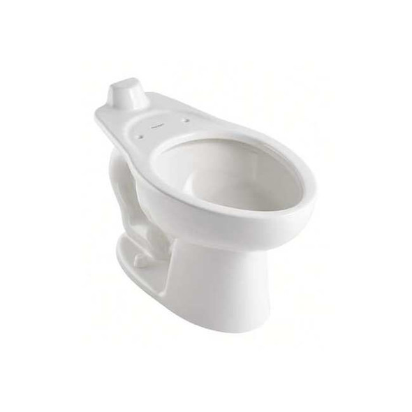 Toilet Bowl, 1.1/1.6 gpf, Flush Valve, Floor Mount, Elongated, White