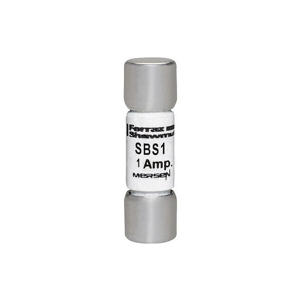 Mersen Fuse,1 3/8 in L,600 V AC,1 A SBS1