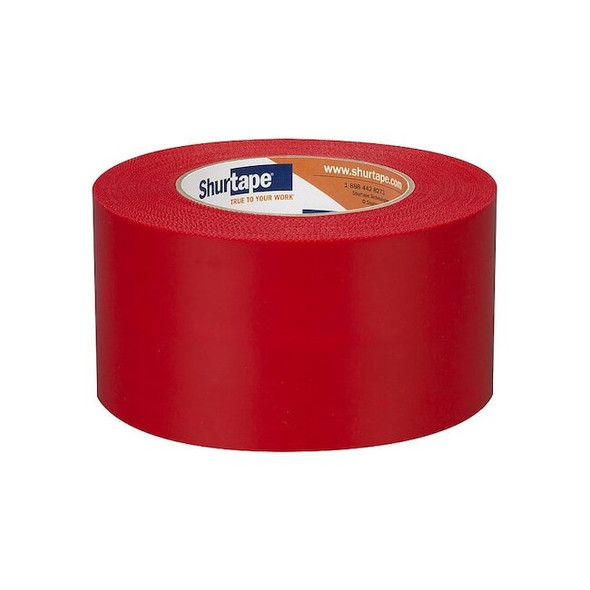Shurtape Film Tape, Red, 60 yd L, 2-7/8 in W 104068