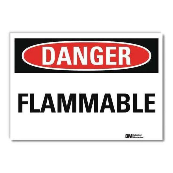 Danger Sign, 7 in H, 10 in W,Vertical Rectangle, English, U3-1471-RD_10X7