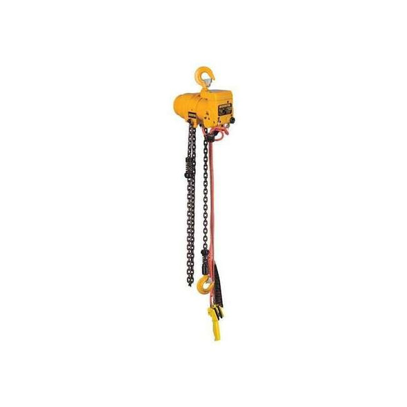 Harrington Air Chain Hoist,1000 lb. Cap.,15 ft. Lft TCR500P-15