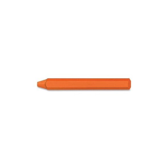 Scan-It® Plus Fluorescent Crayon, 11/16 in dia/Round/Medium, 4.75 in L, Orange Sherbet, 12 MKR/DOZ