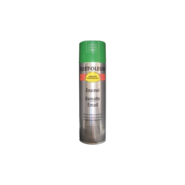 High Performance V2100 System Enamel Aerosol, 15 oz Can, Bright Green, Gloss Paint Pack of 6