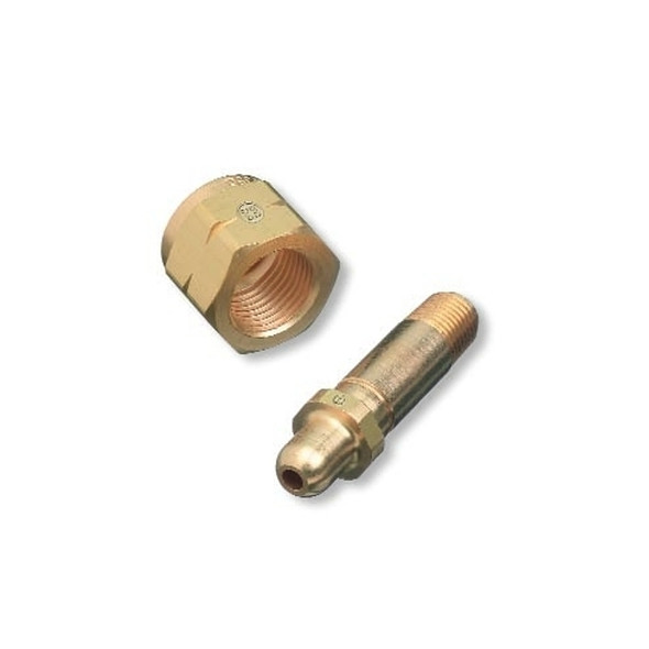 Regulator Inlet Nipples, Hydrogen;Natural Gas, 1/4"(NPT), 2 1/2", SS, CGA-350