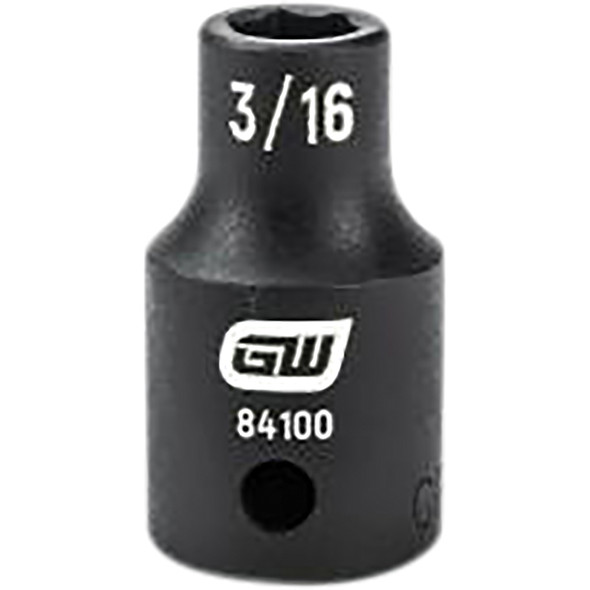 1/4 Drive Impact Socket, 3/16" 84100