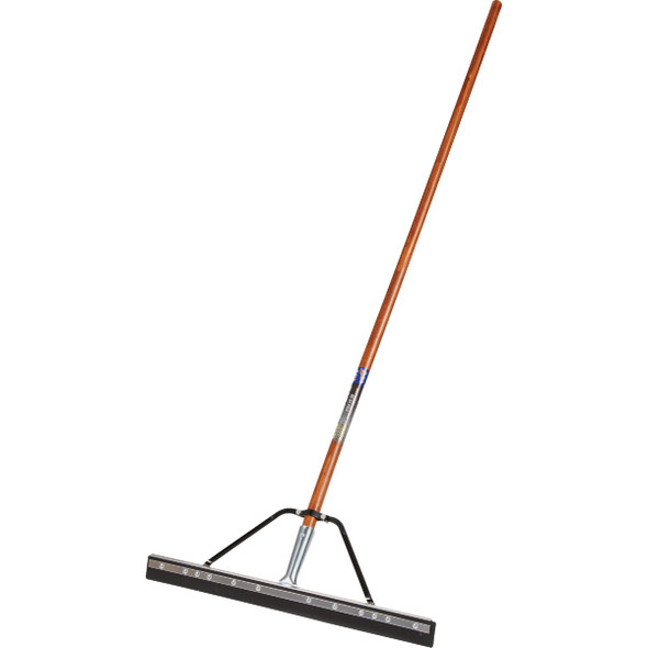 Quickie 24 In. Floor Squeegee with Wood Handle 16HDSU
