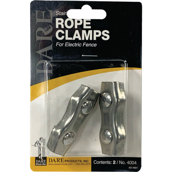 Dare 5-16 In. Electric Fence Poly Rope Clamp 4004 743256