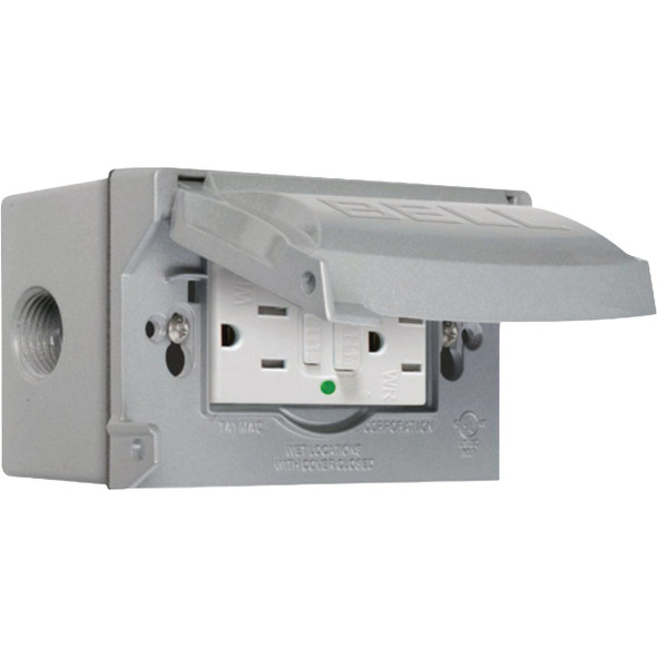 Bell 125V 15A Gray GFCI Outlet Kit 5874-5S