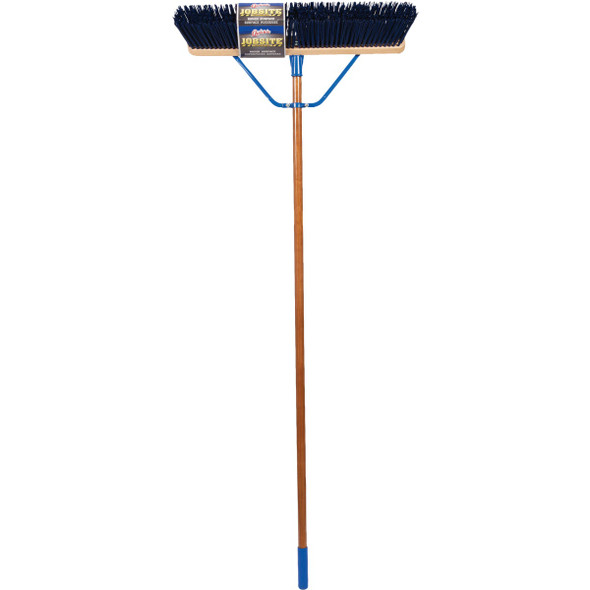 Quickie Super Stiff 24 In. W. x 60 In. L. Wood Handle Push Broom 869HDSU 641873
