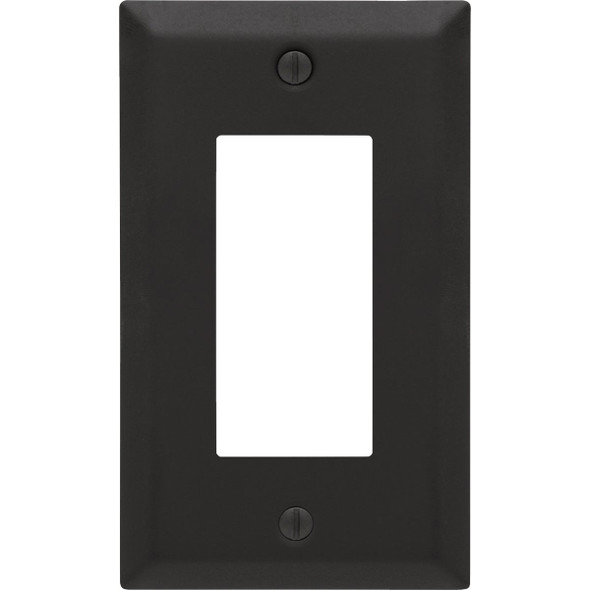 Amerelle Century 1-Gang Black Steel Wall Plate 163RMB