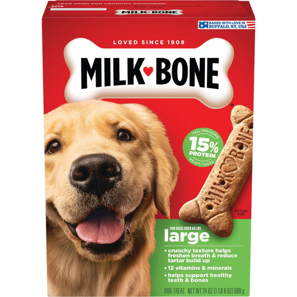 Milk-Bone 24 Oz. Large Dog Biscuits 10079100514110
