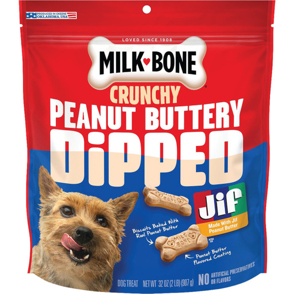 Milk-Bone 32 Oz. Dipped Dog Biscuits 10079100223203