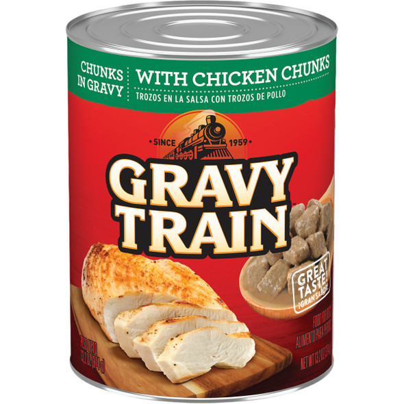 Gravy Train 13.2 Oz. Chicken Chunks Wet Dog Food 10079100761613