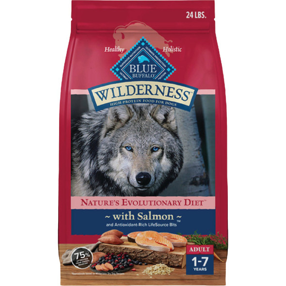 Blue Buffalo Wilderness 24 Lb. Salmon Dry Dog Food 804457