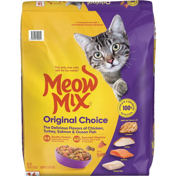 Meow Mix 16 Lb. Original Dry Cat Food 829274502252