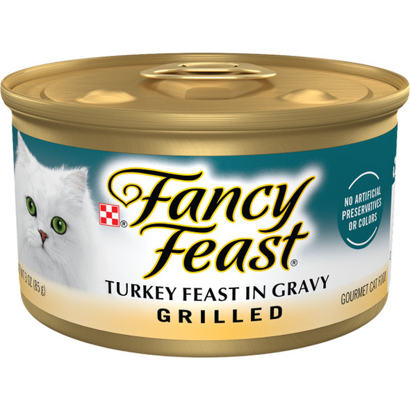 Purina Fancy Feast 3 Oz. Grilled Turkey Cat Food 4061