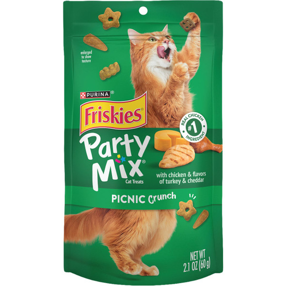 Purina Friskies 2.1 Oz. Picnic Party Mix Cat Treats 57442