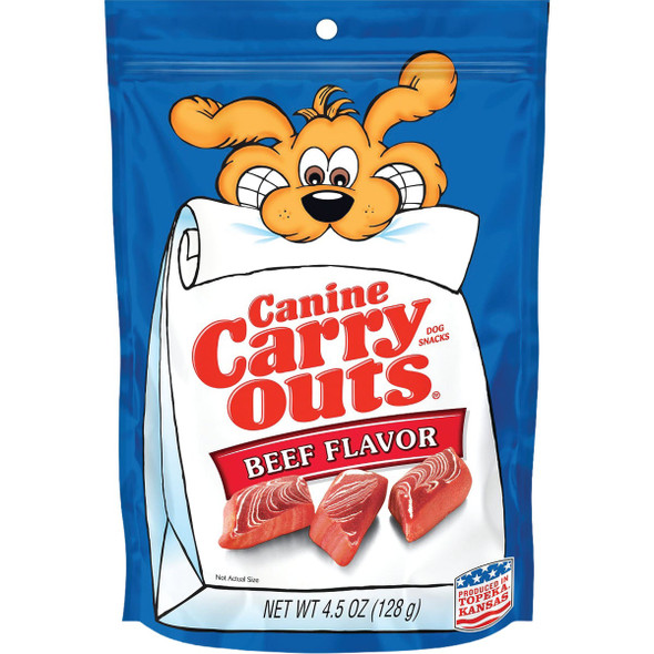 Canine Carryouts 4.5 Oz. Beef Flavor Dog Snacks 10079100520005