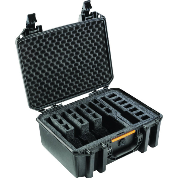 Pelican V300PF5 5-Pistol Black Range Case 25-044300-01