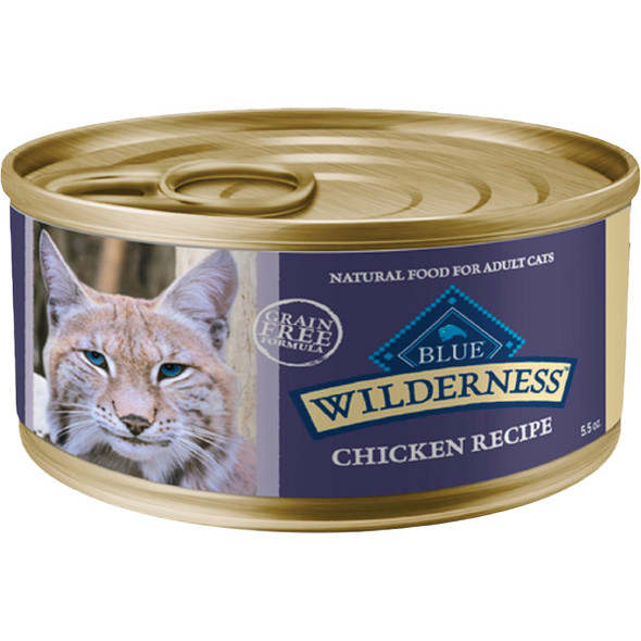 Blue Buffalo 5.5 Oz. Chicken Wilderness Cat Food 800449