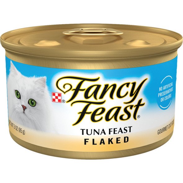 Purina Fancy Feast 3 Oz. Flaked Tuna Cat Food 124