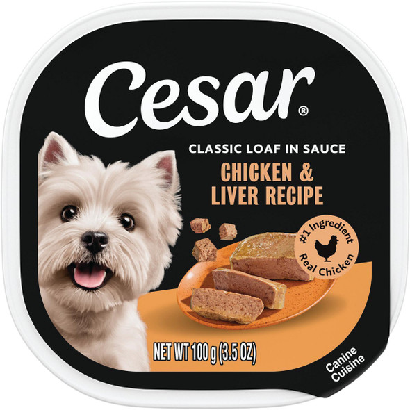 Cesar Select 3.5 Oz. Chicken & Liver Wet Dog Food K0140500