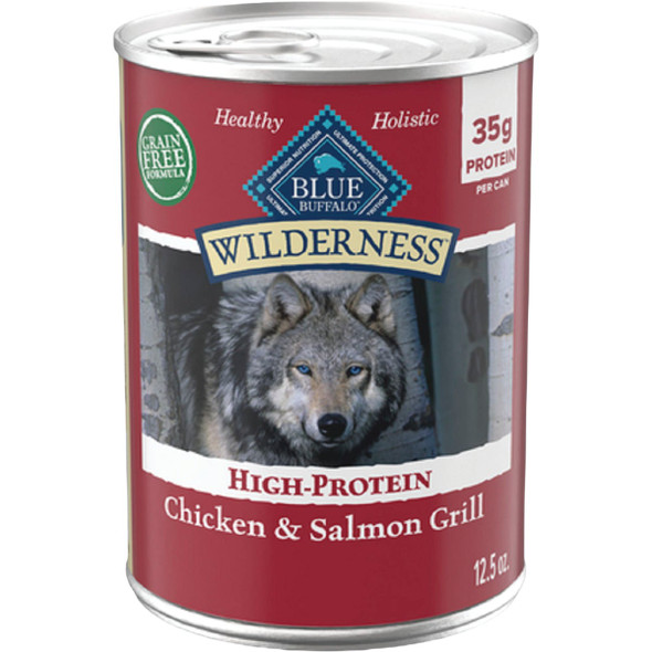Blue Wilderness 12.5 Oz. Salmon/Chicken Grill Wet Dog Food 800184