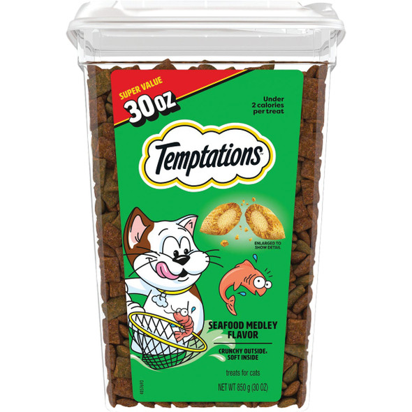 Temptations 30 Oz. Seafood Medley Cat Treats 11719