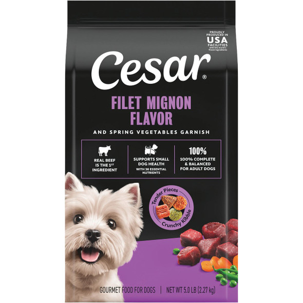 Cesar 5 Lb. Filet Mignon Dry Dog Food 11627A