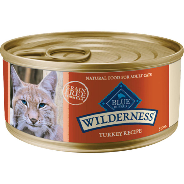 Blue Buffalo 5.5 Oz. Turkey Wilderness Cat Food 800451