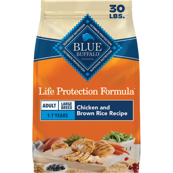Blue Buffalo 30 Lb. Chicken/Rice Large Breed Dry Dog Food 800172