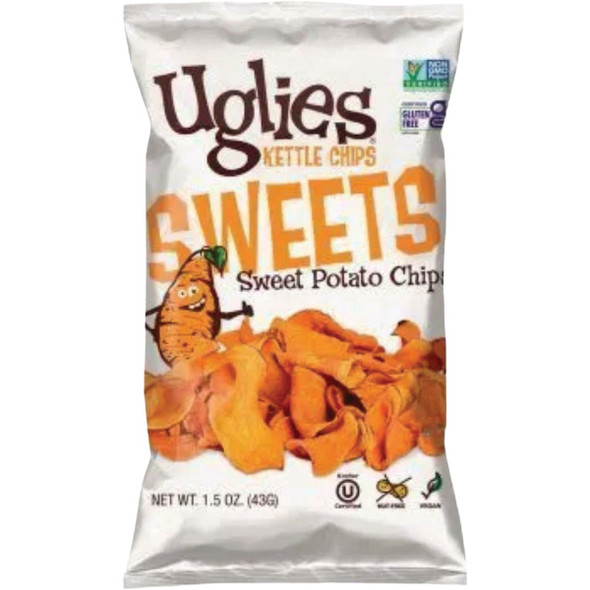 Uglies 1.5 Oz. Sea Salt Sweet Potato Chips 361874 Pack of 10
