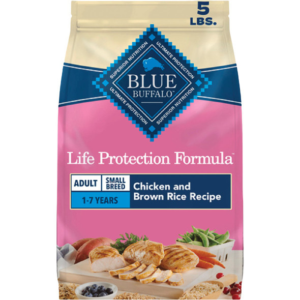 Blue Buffalo 5# Ck/Rc Sm Brd Dogfood 597122