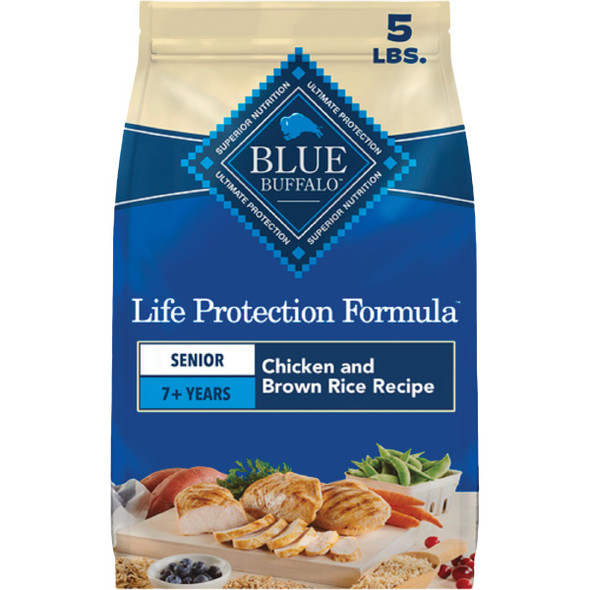 Blue Buffalo 5 Lb. Chicken/Rice Senior Dry Dog Food 803953